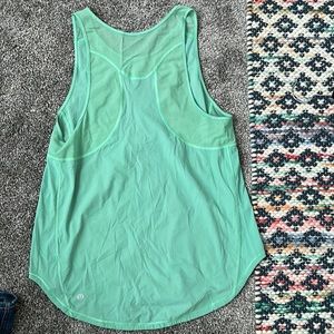 Green lululemon tank top